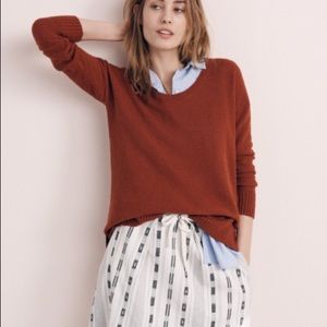 Madewell Burnt Orange Sweater
